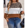 thumbnail image 2 of Weardear Plus Size Sweaters for Women Long Sleeve Crew Neck Fall Pullover Sweater, 2 of 6