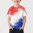 thumbnail image 2 of Hihipz Toddler Boy's Independence Day Tee America's 250Th Anniversary Tie Dye Short Sleeve Crew Neck Patriotic T-Shirt, 2 of 5