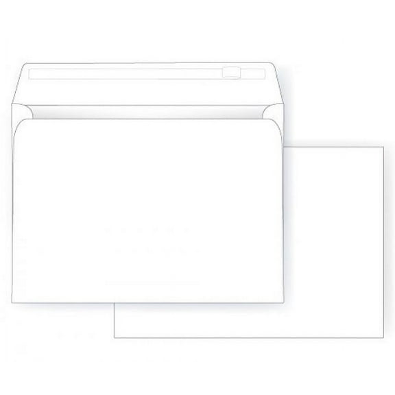 9 X 12 Booklet Envelope - Self Seal - 28# White - Open End (9 x 12) - Jumbo Envelope Series (Box of 500)