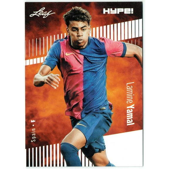 Mint Lamine Yamal 2024 Leaf HYPE! #LH-164 Only 5000 Made Rookie Card Barcelona F.C.