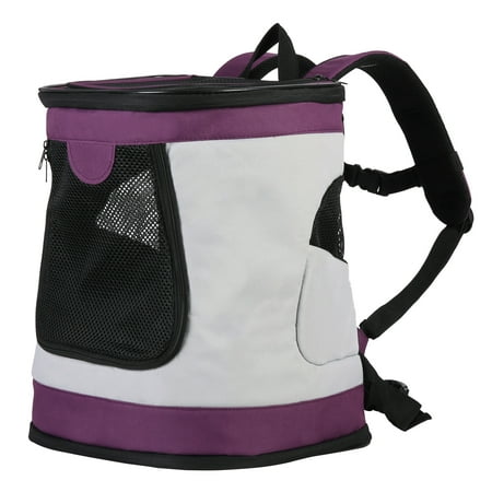 - Foldable Pet Backpack Carrier for Dogs and Cats Up to 16 lbs