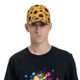 thumbnail image 4 of Fotbe Artistic Zebra Print Sunflower Gorro Clásico de Béisbol, Gorra Ajustable con Broche Snapback, Gorro de Exterior de Algodón Suave, 4 of 6