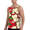 thumbnail image 2 of Salouo red Fruit for Men's Tank Tops,Sleeveless Muscle Shirts for Men Quick Dry Workout Tank Top Gym Muscle Tee Fitness Bodybuilding Sleeveless T Shirt-4X-Large, 2 of 7