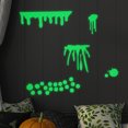 thumbnail image 3 of 1 Sheet Halloween Window Decor Terror Bloody Luminous Design Window Sticker, 3 of 9