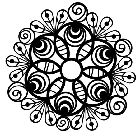 UPC: 0842254024032 | The Crafter s Workshop Stencil  6  x 6   Peacock Doily