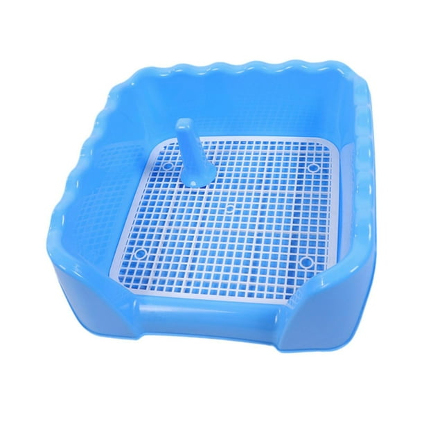 Bandeja de entrenamiento de malla para inodoro para cachorros, mantiene las patas y los pisos limpios, fácil de limpiar, bandeja de arena, orinal para S