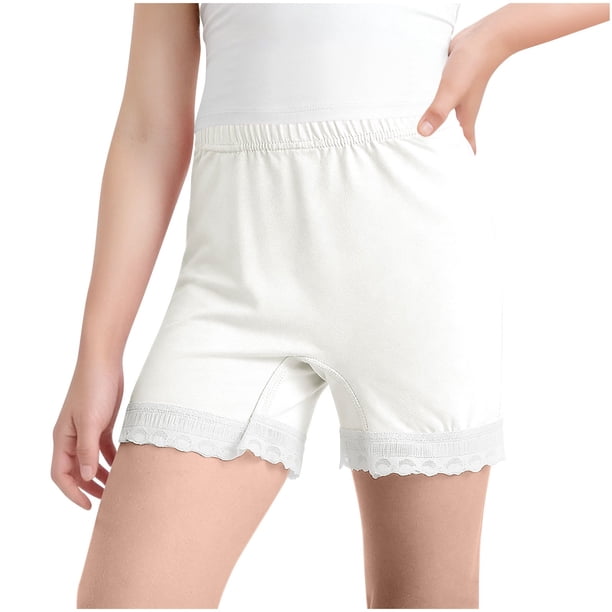 Niñas Verano Pantalones Cortos Entrecruza Seguridad Delgado Tres Cuartos de Pantalones Ropa Exterior Casual