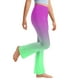 thumbnail image 4 of Odeerbi 2-13 Años Niñas Pierna Ancha Pantalones Yoga Gradiente Workout Danza Deportes Atlético Pantalones Elasticidad Lindo Alta Cintura Pantalones Pierna Recta, 4 of 9