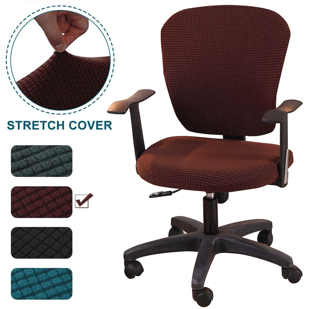 Details about   Office Chair Armrest Cover Removable Elastic Washable Waterproof Fabric