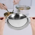 thumbnail image 2 of 1Set Wok Pan Stainless Steel For Cooking Pans In Home Kitchen And Camping Use, 2 of 9