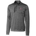 thumbnail image 2 of Men's Cutter & Buck Steel Florida State Seminoles Vault Big & Tall Stealth Quarter-Zip Pullover Top, 2 of 3