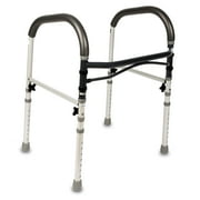 Equate Bathroom Toilet Safety Rails for Seniors and Disabled, Height Adjustable, 350 lb Capacity