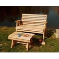 thumbnail image 2 of 5' Red Cedar American Classic Garden Bench, 2 of 3