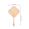 thumbnail image 2 of BRIGHTFUFU Mini Woven Hand Fan in Multi Color  Lightweight Portable Wheat Straw Fan for Home Use and Kids Activities, 2 of 7