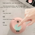 thumbnail image 4 of Mini Humidifier for Home, Cool Mist Humidifiers for Bedroom, Portable USB Alcohol Humidifier Large Capacity 220ml, Indoor Air Humidifier with Filter Cotton, Desk Humidifier Room Humidifier (Pink), 4 of 5