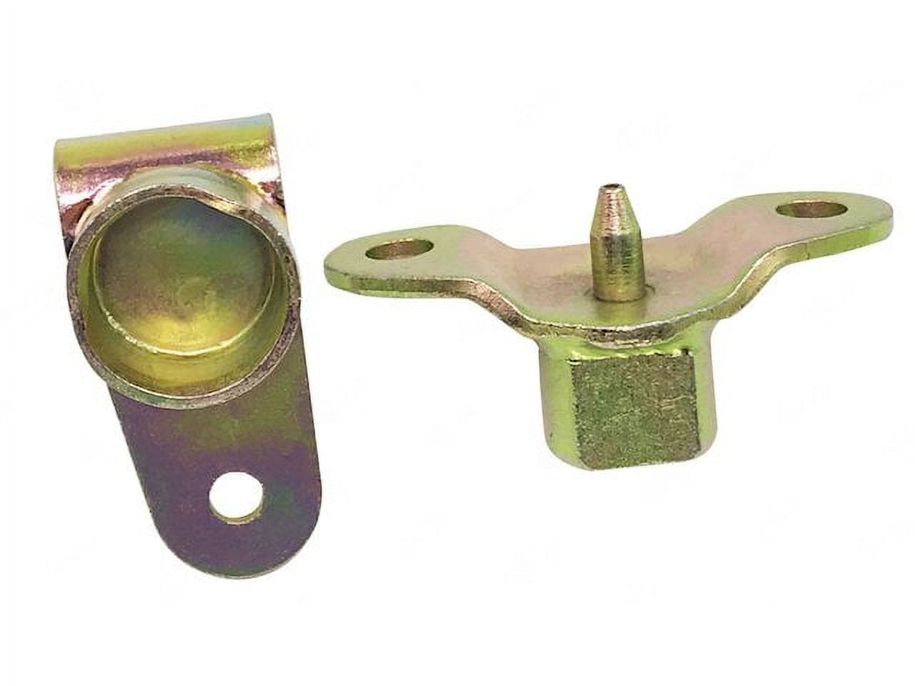 AutoLoc Universal Trunk Hinge Kit – Paintable White Zinc Plated (AUTTRH) – Custom Hot Rod & Truck
