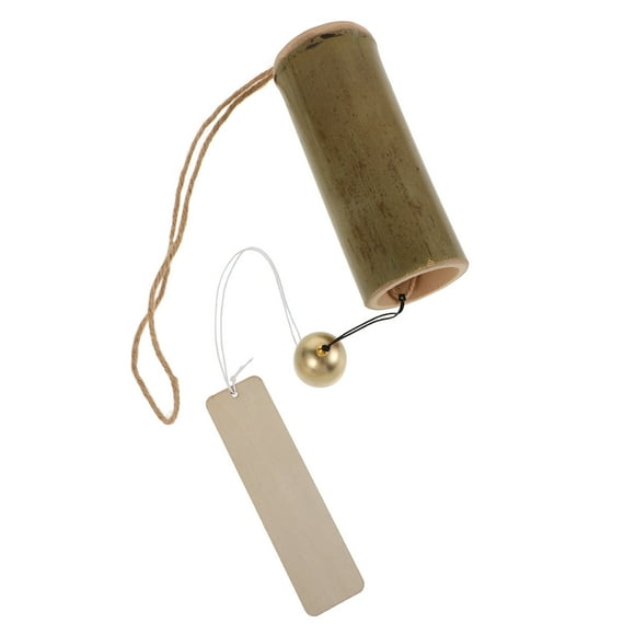 KAKOWELY Carillon Éolien Japonais Grand Carillon Éolien en Bambou pour Extérieur avec Tons Relaxants Profonds Carillon Éolien pour Jardin Patio et Porche Décoration Ornement Extérieur pour Atmosphère Apaisante