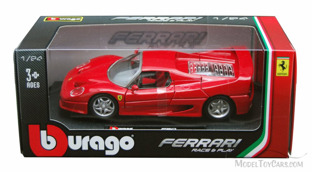 Burago 1 43 scale model Ferrari F50 Shell diecast toy car collector yelllow gift 