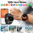 thumbnail image 4 of Minsxk Smart Watch Fits for Android and Iphone, 1.52" HD Fitness Tracker,120+ Sport Modes, Smartwatch with Bluetooth Calls/Answer,Smart Watches for Men Women,Ip68 Waterproof,for Gift Black, 4 of 7