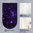 thumbnail image 2 of Purple Galaxy Window Curtains for Bedroom 42 x 63 Inch Rod Pocket Outer Space Stars Celestial Starry Cool Anime Kids Boys Women Living Bedroom Room Home Treatment Set of 2 Curtain Panels Drapes, 2 of 5