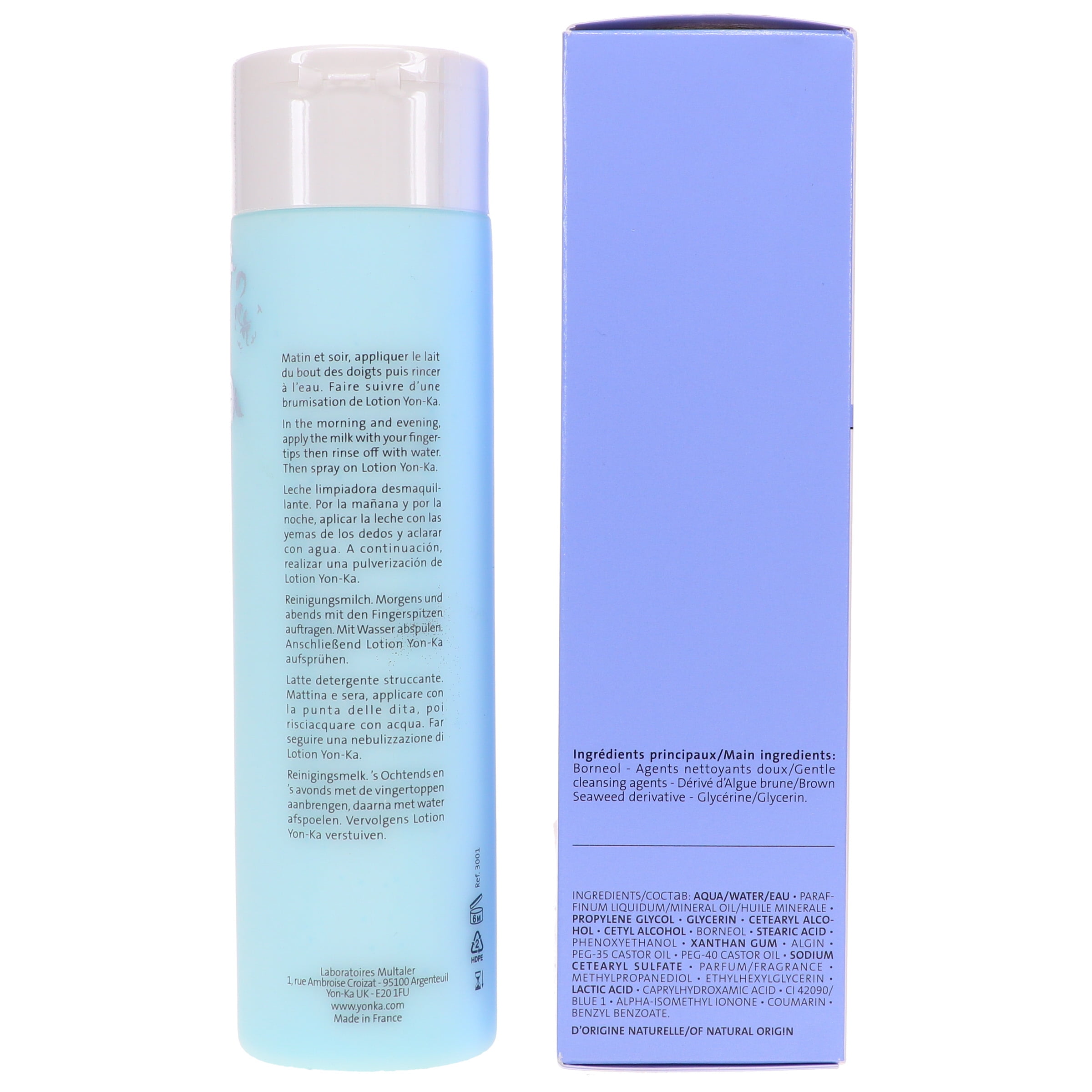 Yon-Ka LAIT NETTOYANT Cleansing Makeup Remover Milk 6.78 oz