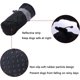 thumbnail image 4 of CHAO 2 pares de zapatos antideslizantes para perros, estos cómodos zapatos para perros de suela suave con cinta reflectante (talla 4 negro), 4 of 5