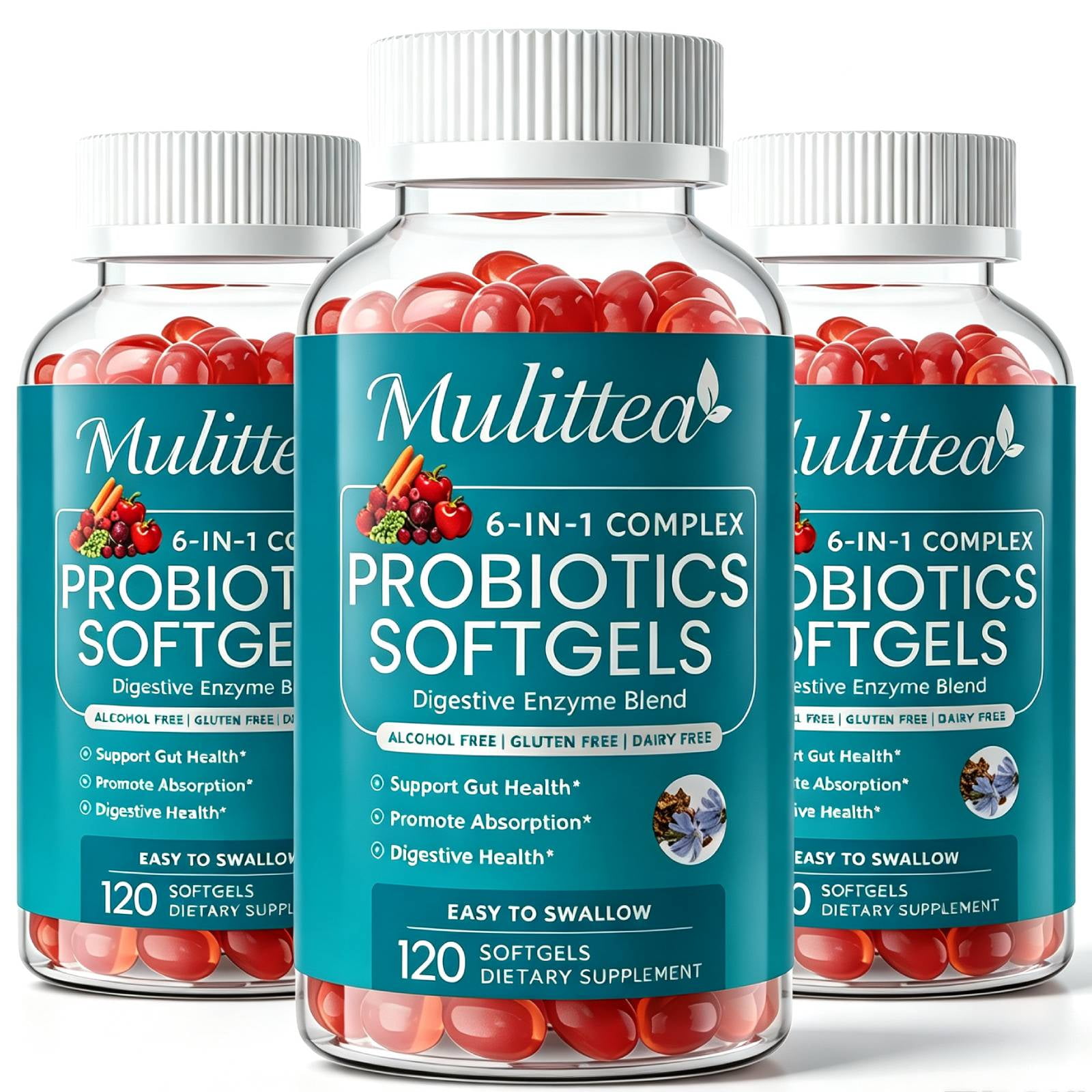 (3 Pack)Probiotic for Women & Men - Immune, Digestive & Gut Health -120 Capsule