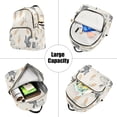 thumbnail image 5 of FORMRS Mini Backpack Purse for Women Travel Daypack Casual Shoulder Bag, Adorable Bunnies, 5 of 7