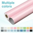 thumbnail image 3 of Uxcell Peel and Stick Wallpaper 22" x 394" Waterproof Frosted Wall Paper Rose Pink, 3 of 7