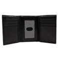 thumbnail image 6 of RFID Safe Men's Trifold Real Leather Black Wallet Thumb ID & Key Holder YKK Zip Bill Slot by Juzar Tapal Collection, 6 of 9