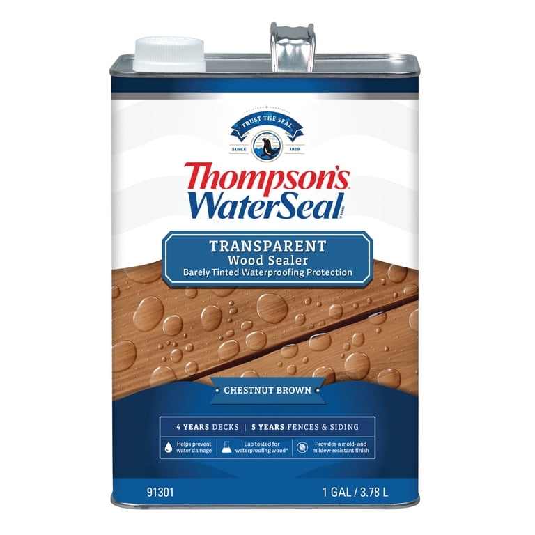 Thompson's WaterSeal Transparent Exterior Wood Sealer, Chestnut Brown photo 2