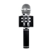 GoolRC Professional Bluetooth Wireless Microphone Karaoke Speaker KTV Music Player Singing Recorder Handheld Microphone Black