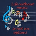 thumbnail image 3 of CafePress - Life Without Music Dark T Shirt - Men's Classic Graphic Cotton T-Shirt, 3 of 4