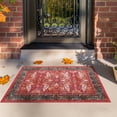 thumbnail image 5 of Ultrug Vintage Rugs Soft Accent Area Rug for Bedroom Living Room Home Decor Boho Carpet,2'x3',Red, 5 of 7
