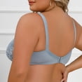 thumbnail image 4 of MHFRRA Compression Bra Women's Double Lace Lingerie Plus Size Bra 95D, 4 of 7