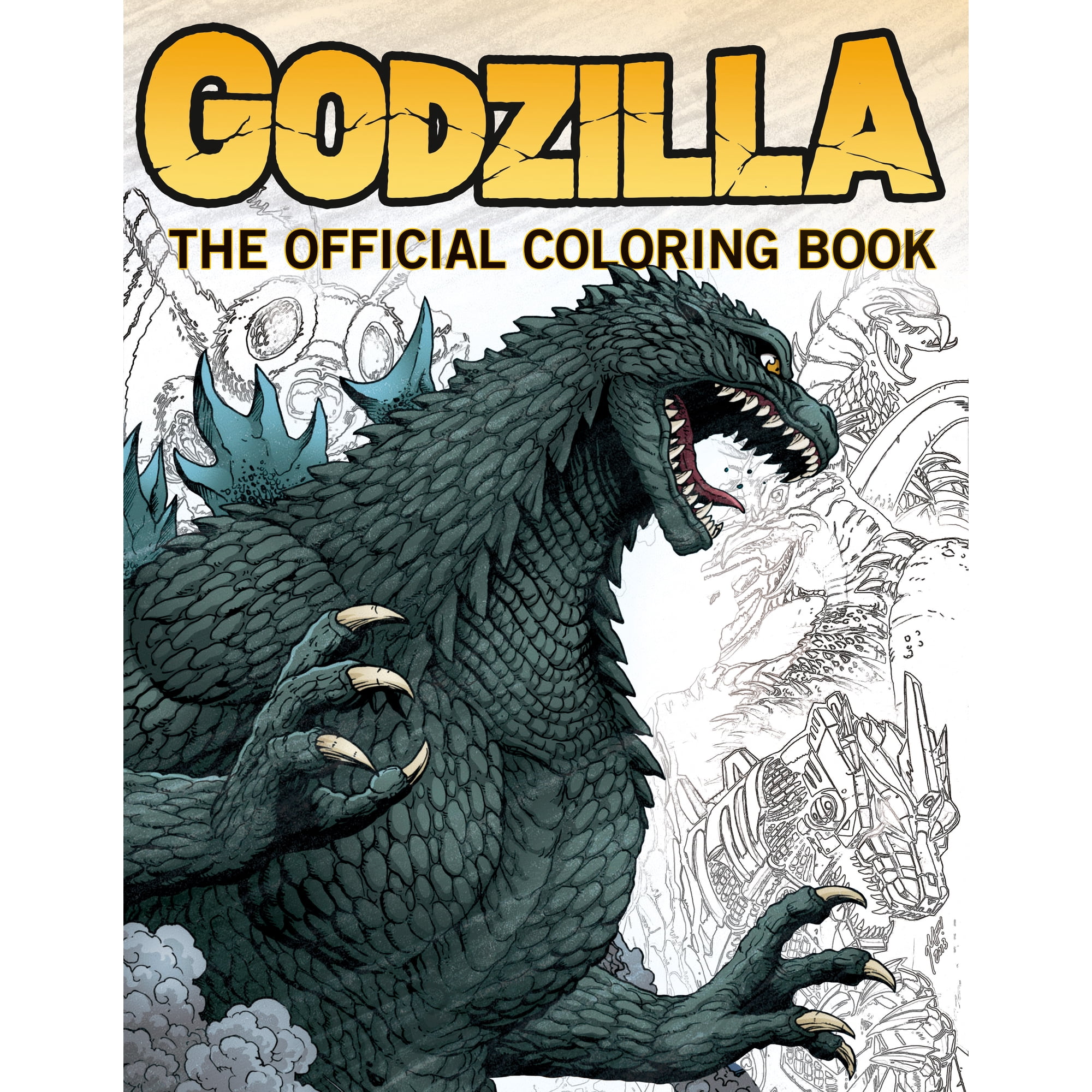Godzilla: the Official Coloring Book, 64 pages (Paperback)