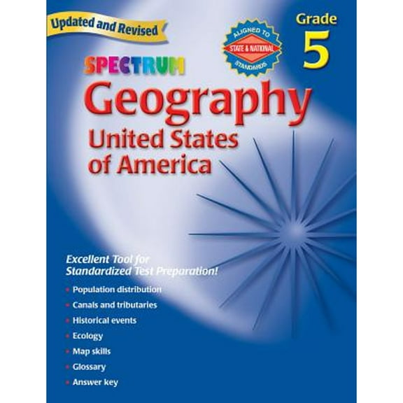 Pre-Owned Geography, Grade 5 (Spectrum) (Paperback) 0769687253 9780769687254