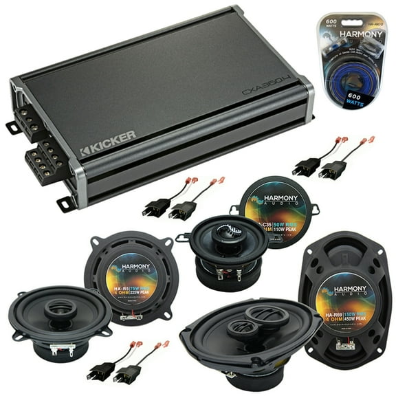 Fits Dodge Dynasty 1988-1993 Factory Speaker Upgrade Harmony Speakers & CXA360.4