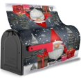 thumbnail image 3 of Christmas Winter Gnomes Mailbox Covers Magnetic Post Box Cover Wraps Large Size 25.5x21 in Inches for Garden Yard Decor, 3 of 7