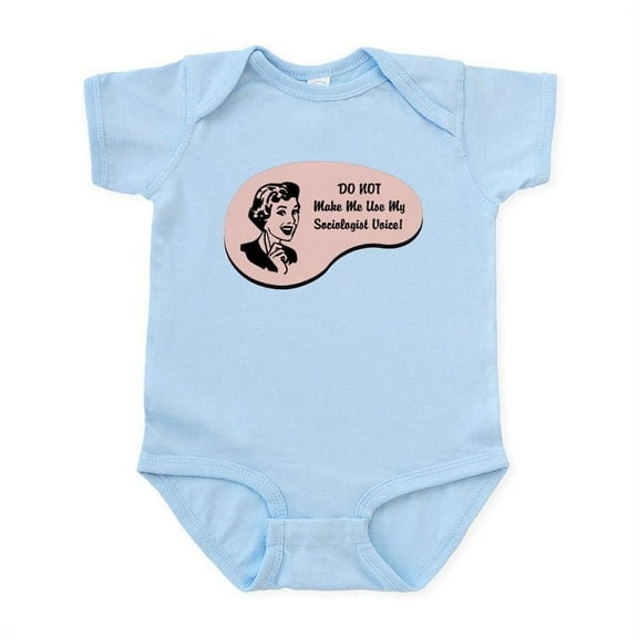 CafePress - Sociologist Voice Infant Bodysuit - Baby Light Bodysuit, Size Newborn - 24 Months