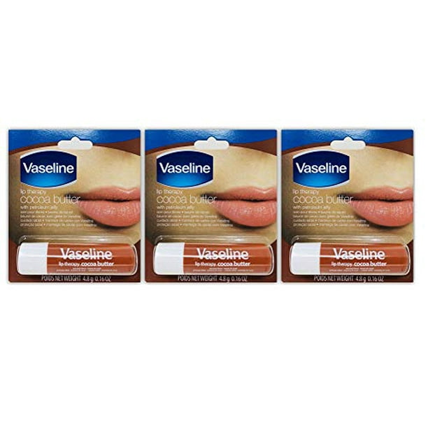 Vaseline Lip Therapy Cocoa Butter (3 Pack)