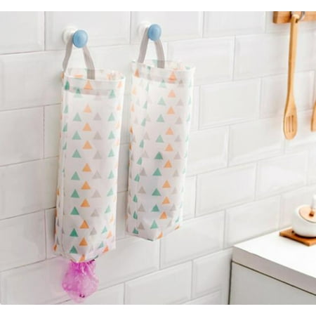 Homegardendiningess 2 Pcs Plastic Bag Holder And Dispenser