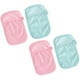 thumbnail image 3 of Manopla de baño para bebé, toallita de ducha infantil, guantes de fregado corporal, suministros para bebé, 4 Uds., 3 of 6