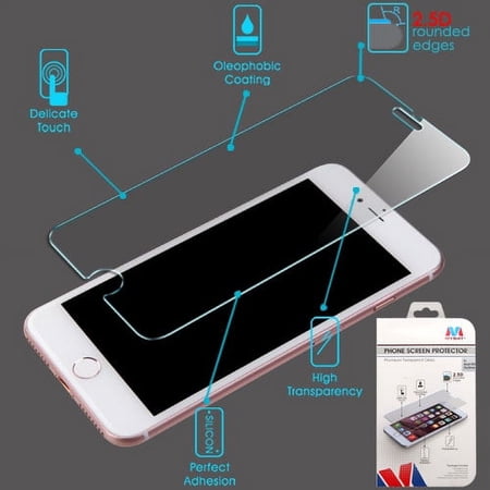 Mybat Tempered Glass Screen Protector 2.5d For Apple Iphone 8 Plus7 Plus 6s Plus6 Plus - Clear