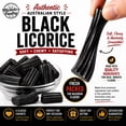 thumbnail image 6 of Michele’s Pantry Soft Australian-Style Black Licorice Nibs, 2 lb Bulk Bag, Vegan, 6 of 10