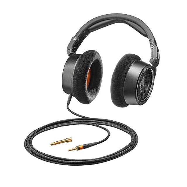 Neumann NDH 30 Auriculares dinámicos abiertos para mezcla profesional, masterización, Twitch, YouTube, podcast, producción, escucha de música de alta definición Edición negra