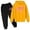 R149-Yellow, variant on RMGVDSD Girls Sweatsuit 2 Piece Casual Outfits Bow Printed Hoodie Sweatshirts and Sweatpants with Pockets Fall Winter Fashion Jogger Sets 3-4 Years