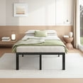 thumbnail image 7 of FSCHOS 18 inch Full Size Metal Bed Frame, Heavy Duty Metal Platform with Ample Storage Space, Sturdy Construction, No Box Spring Needed, 7 of 7