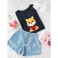 thumbnail image 3 of Cute Shina Inu W Heart T-Shirt Toddler -Image by Shutterstock,  5 Toddler, 3 of 4