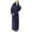 Navy, variant on Long Bath Robe for Womens, Unisex Soft Fleece Bathrobes Nightgown, Ladies Pajamas Winter Warm Robes Housecoat with Pockets Wine XL